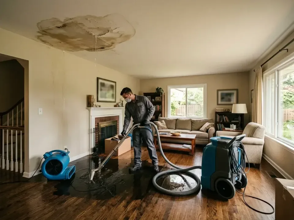 attic-pipe-burst-ceiling-drip-008 — frequently asked questions, Water Damage Restoration & Carpet Care in Campbelltown, PA